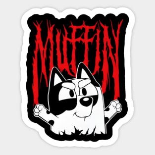 Muffin Bluey Sticker